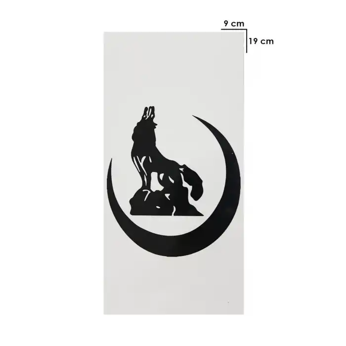 Geçici Hilal ve Kurt Dövme Tattoo