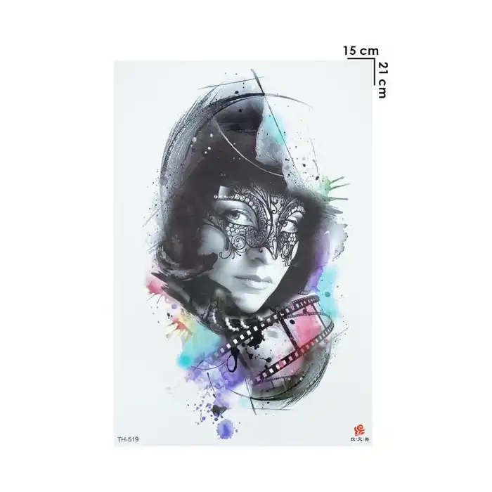 Geçici Kadın Dövme Tattoo