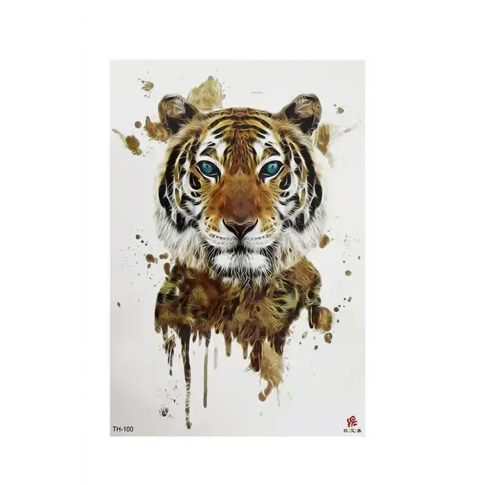 Geçici Kaplan Dövme Tattoo