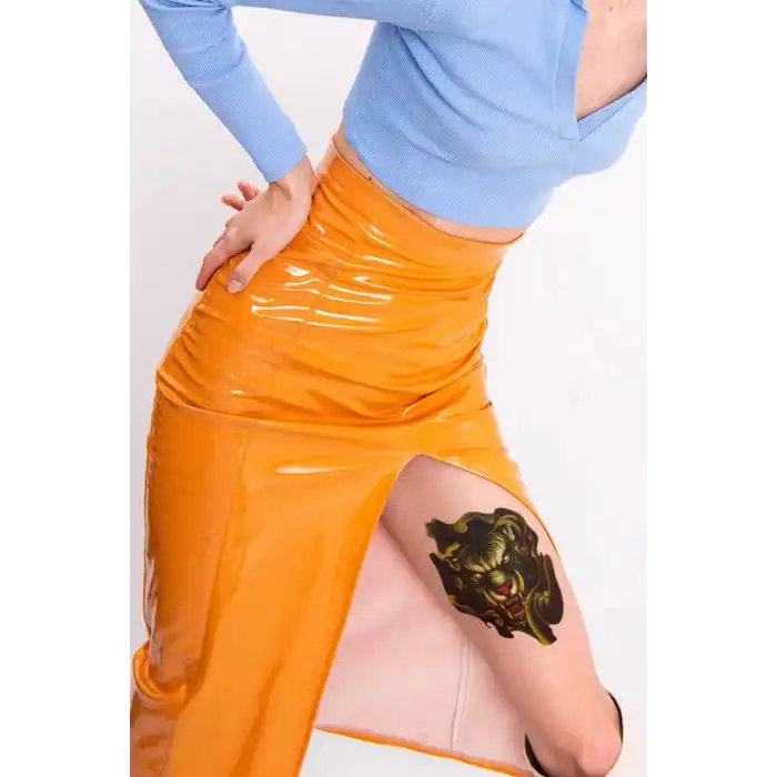 Geçici Kaplan Modelli Dövme Tattoo