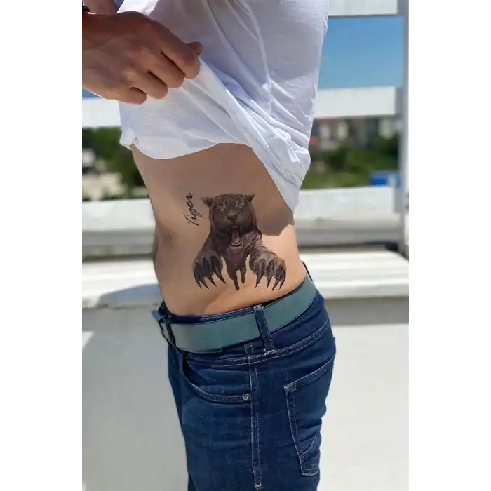 Geçici Kaplan ve Aslan Dövme Tattoo