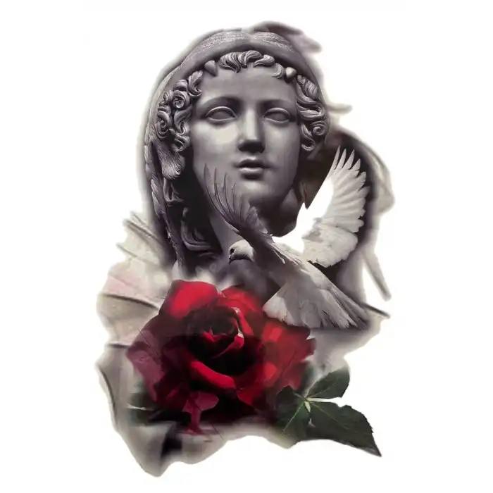 Geçici Karışık Figür Dövme Tattoo