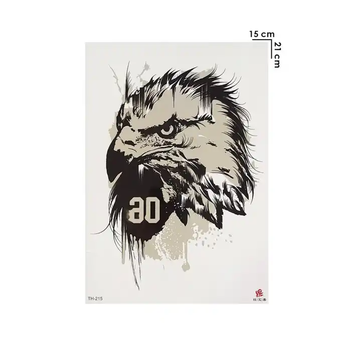 Geçici Kartal Dövme Tattoo