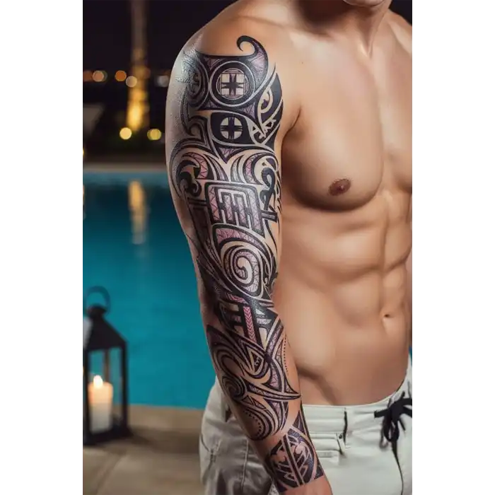 Geçici Kol Dövme Tattoo