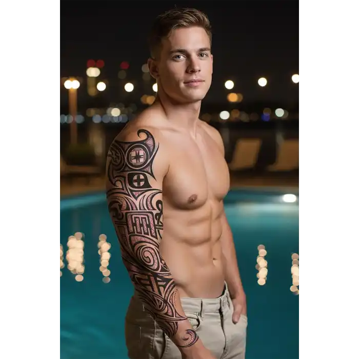 Geçici Kol Dövme Tattoo