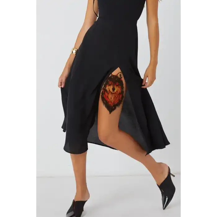 Geçici Kurt Dövme Tattoo