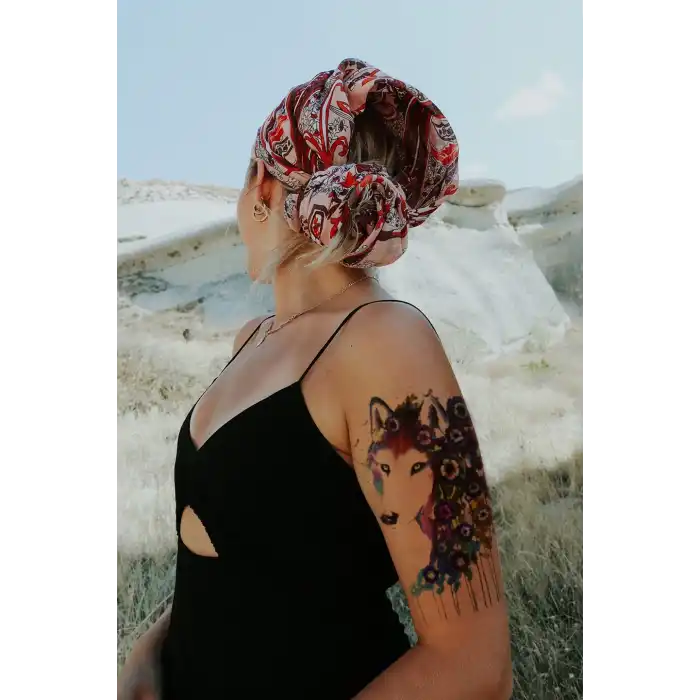 Geçici Kurt Dövme Tattoo