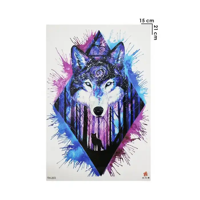 Geçici Kurt Dövme Tattoo
