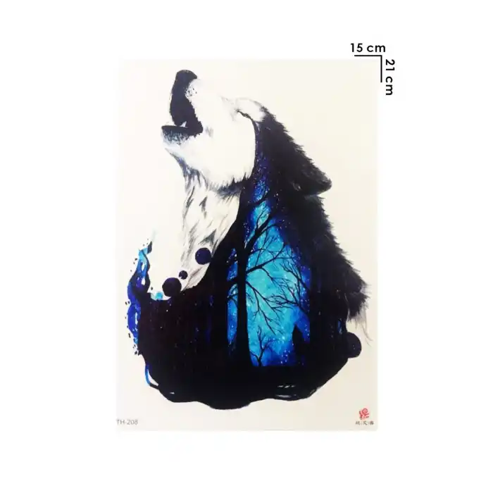 Geçici Kurt Dövme Tattoo