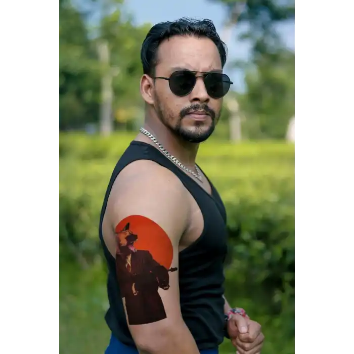 Geçici Kurt Dövme Tattoo