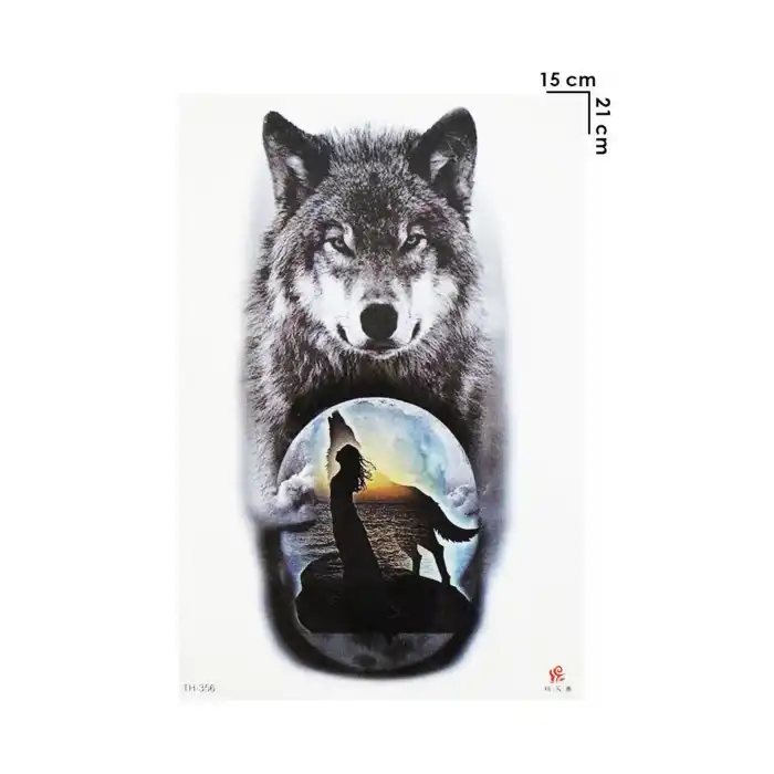 Geçici Kurt Dövme Tattoo