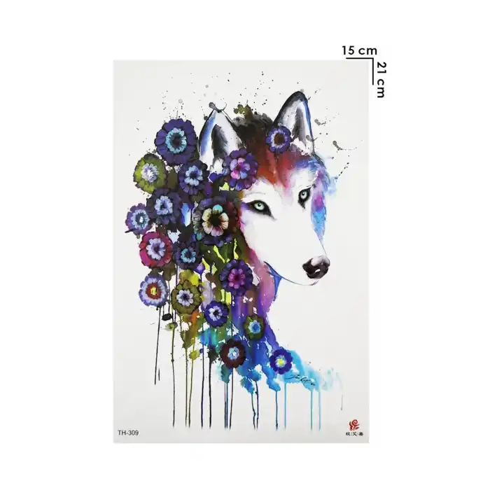 Geçici Kurt Dövme Tattoo