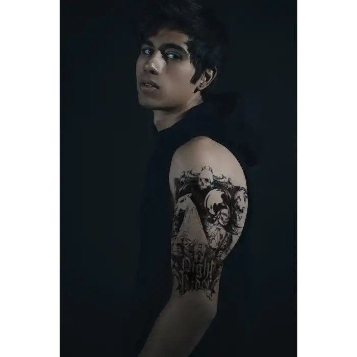 Geçici Kurukafa Dövme Tattoo