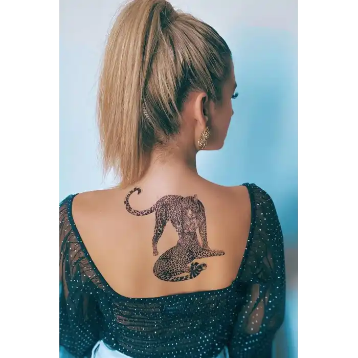 Geçici Leopar Dövme Tattoo