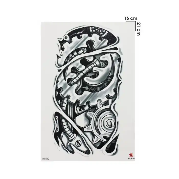 Geçici Makine Dövme Tattoo