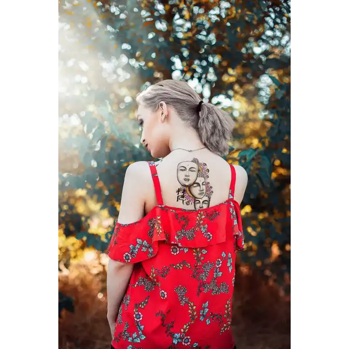 Geçici Maske Dövme Tattoo