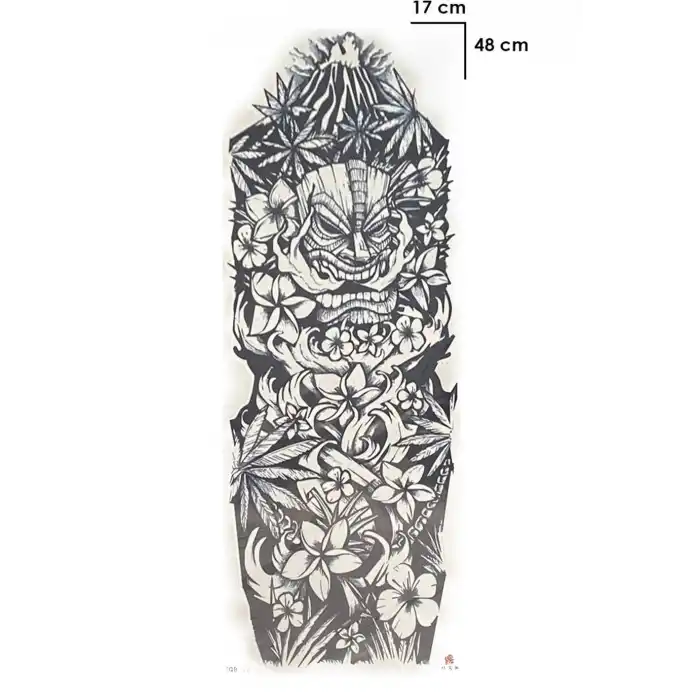 Geçici Motifli Kol Dövme Tattoo