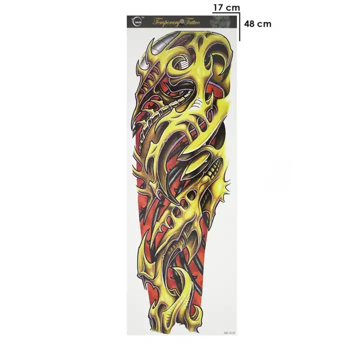 Geçici Sarmal Kol Dövme Tattoo