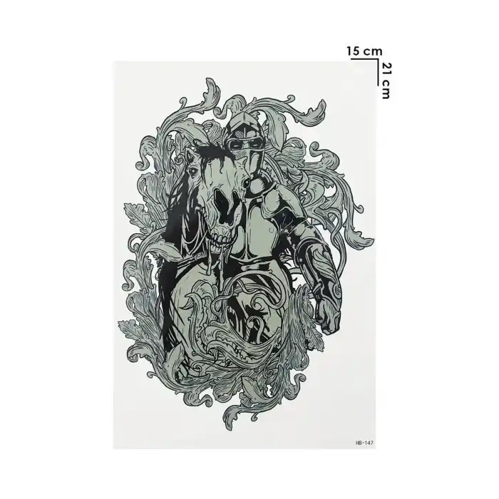 Geçici Savaşçı Dövme Tattoo