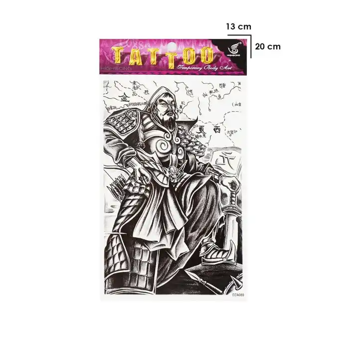 Geçici Savaşçı Dövme Tattoo