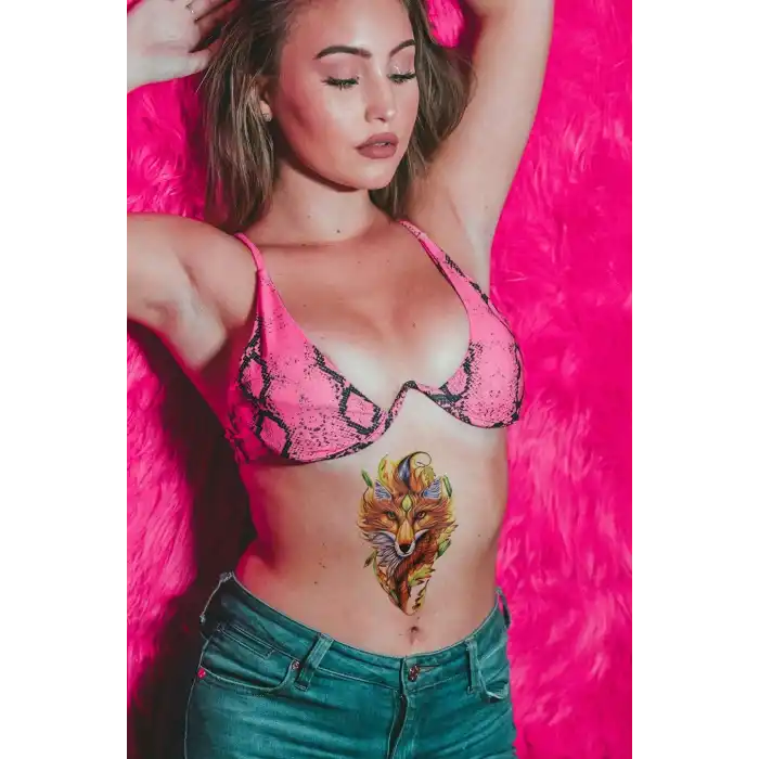 Geçici Tilki Dövme Tattoo