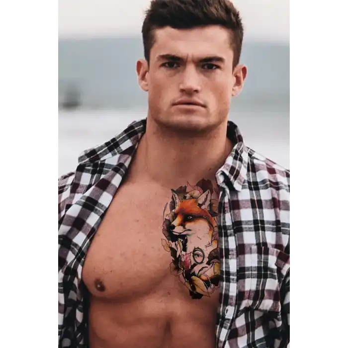 Geçici Tilki Dövme Tattoo