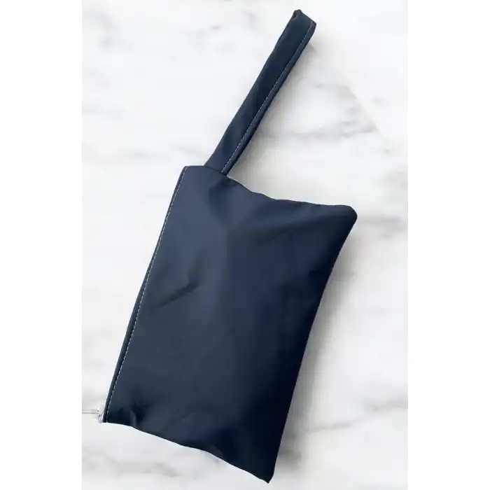 Gri Renk Cüzdan/El Çantası (Küçük Boy)