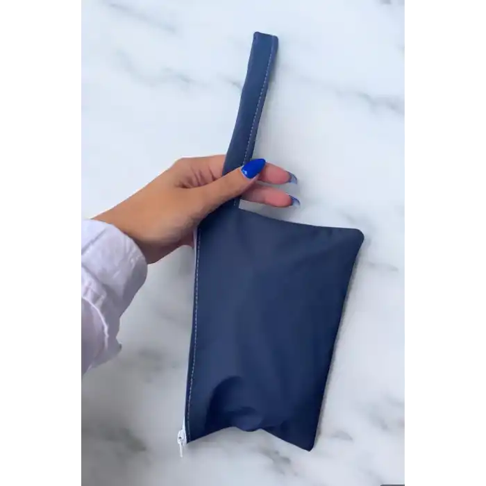 Gri Renk Cüzdan/El Çantası (Küçük Boy)