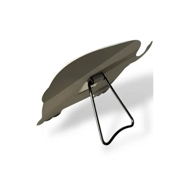 Gri Renk Fil Figürlü Masa Aynası