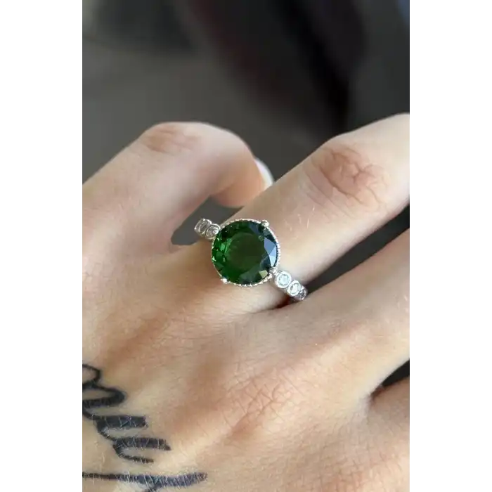 Gümüş Renk  Ayarlanabilir Çelik Yüzük