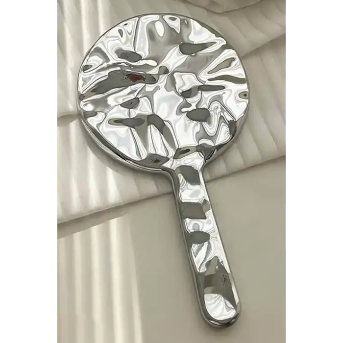 Gümüş Renk El Aynası