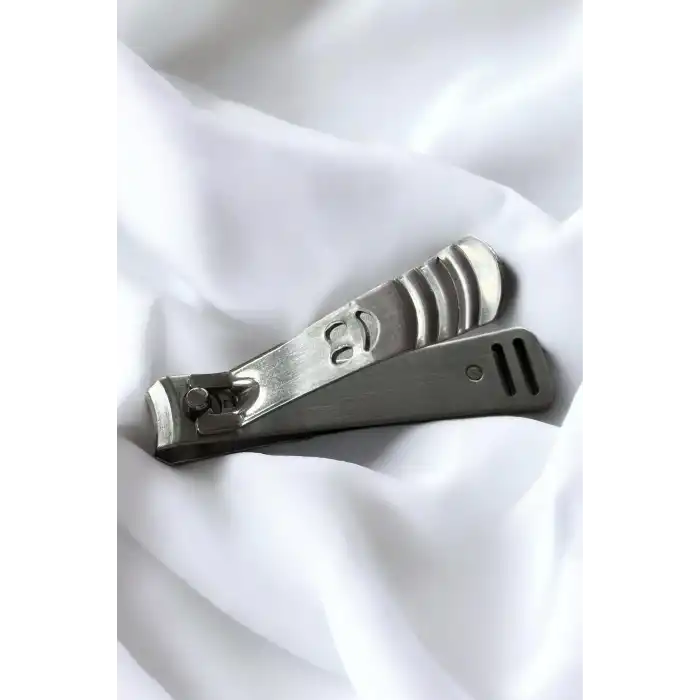 Gümüş Renk Emoji Detaylı Tırnak Makası