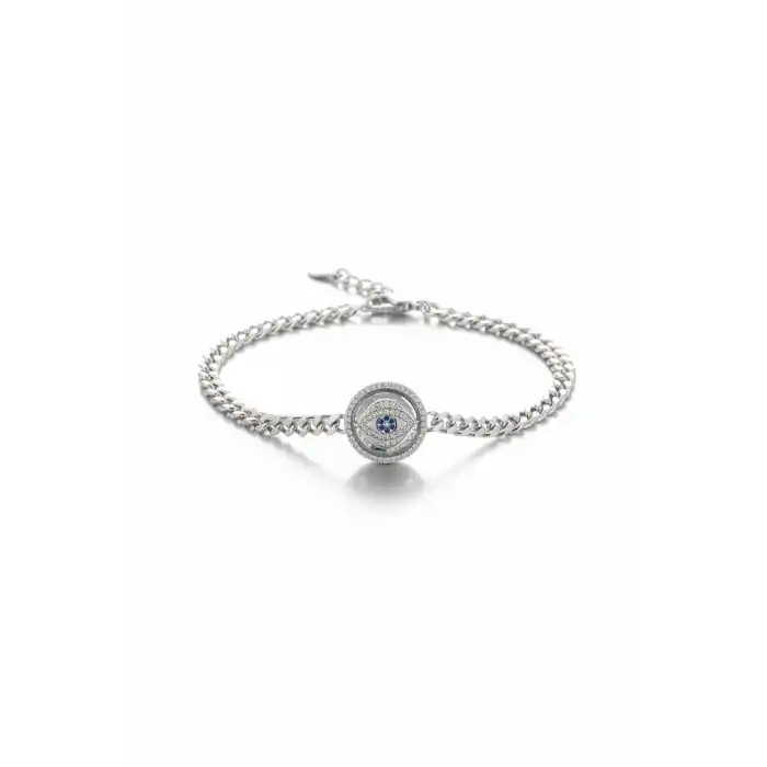 Gümüş Renk Göz Figürlü Xuping Bileklik