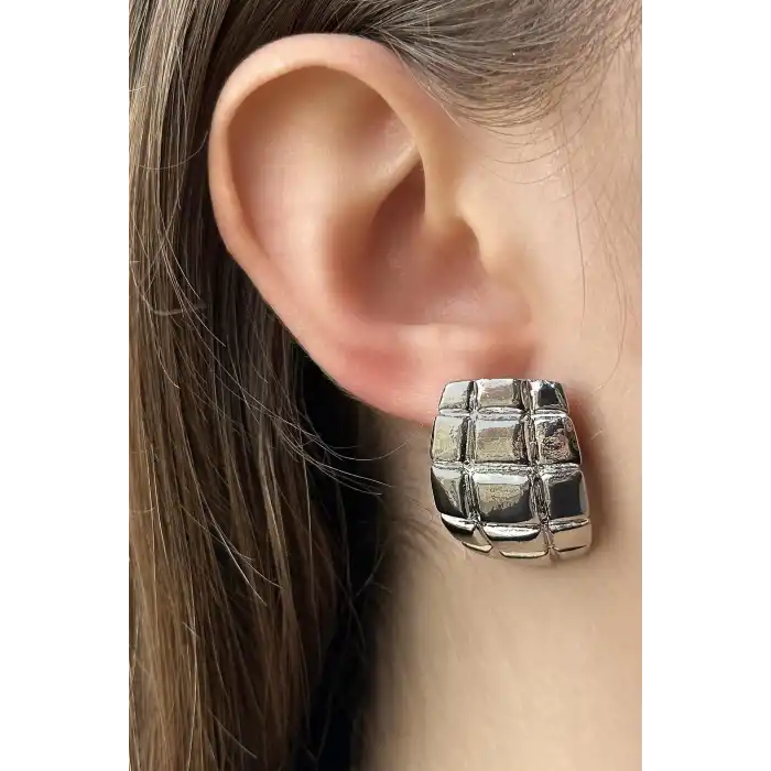 Gümüş Renk Küpe (Çift)