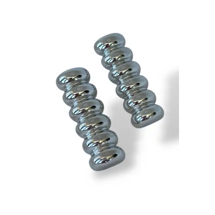 Gümüş Renk Metal Küpe (Çift)