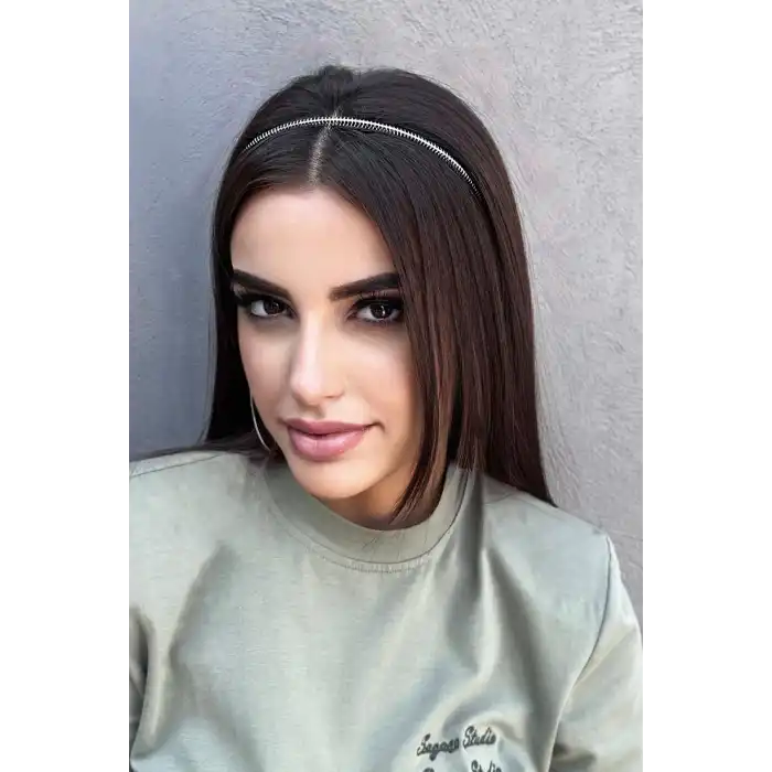 Gümüş Renk Metal Taç