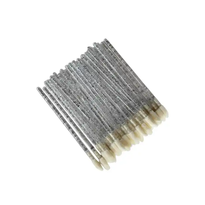 Gümüş Renk Sim Detaylı Ruj Sürme Çubuğu