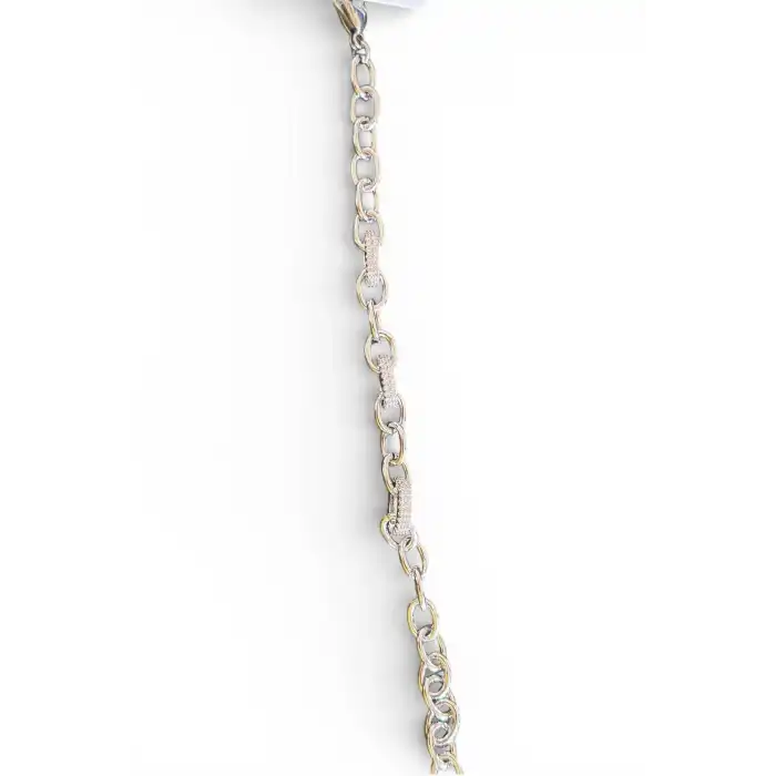 Gümüş Renk Taşlı Xuping Bileklik