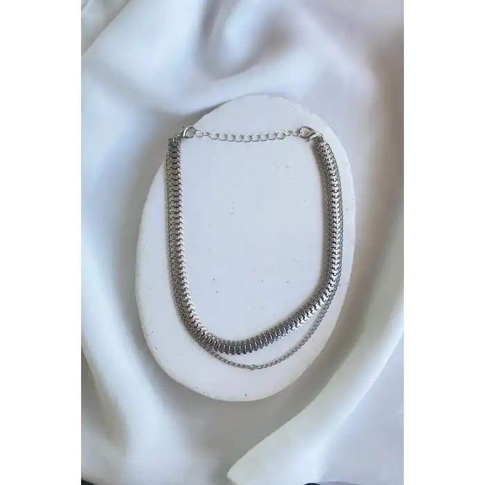 Gümüş Renk Zincirli Ayakkabı/Çizme Halhalı