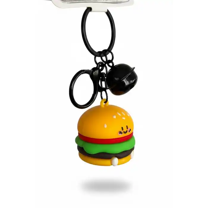 Hamburger Figürlü Anahtarlık