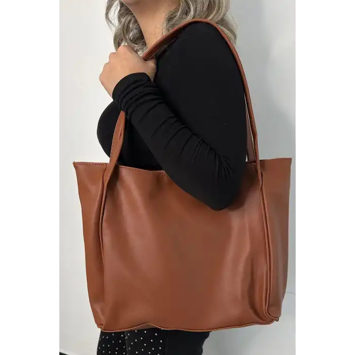 Kahve Renk Kadın Deri Çanta