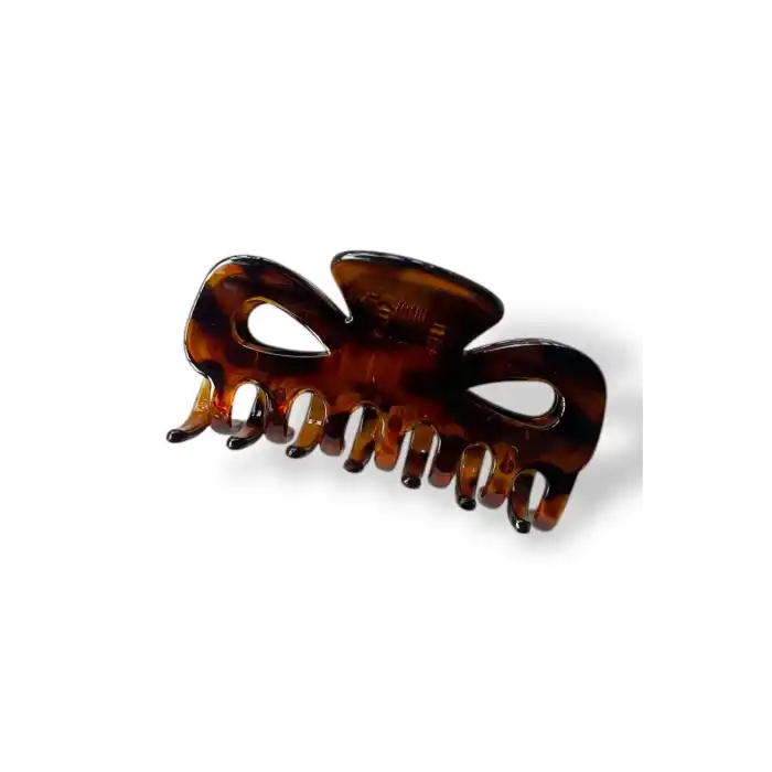 Kahverengi Leopar Desenli Mandal Toka