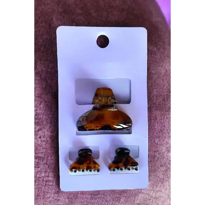 Kahverengi Mandal Toka Set