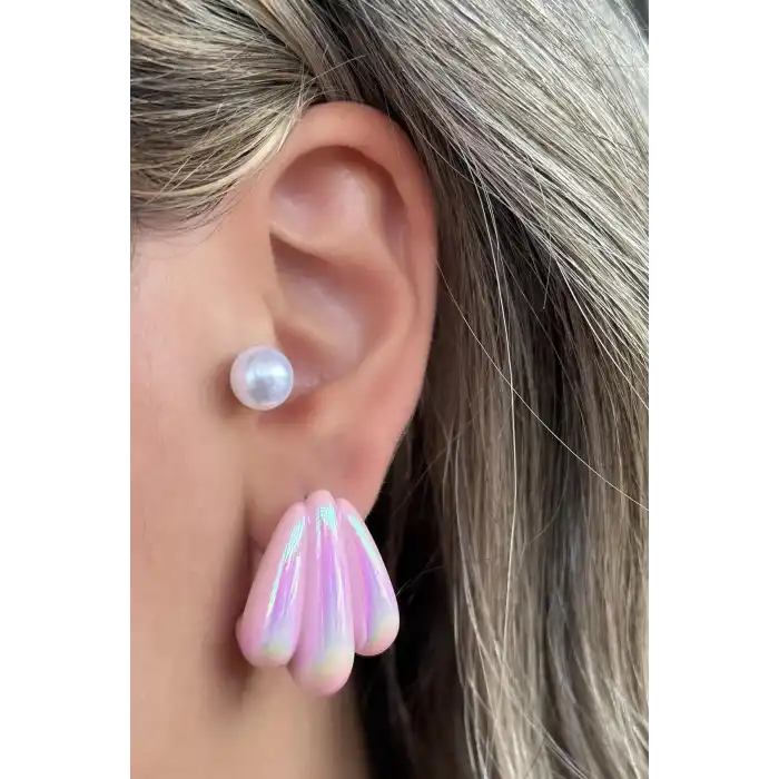 Karışık Renk 3lü Küpe Set