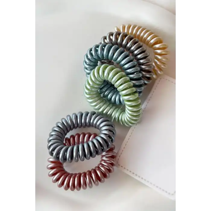 Karışık Renk 6lı Helezon Toka