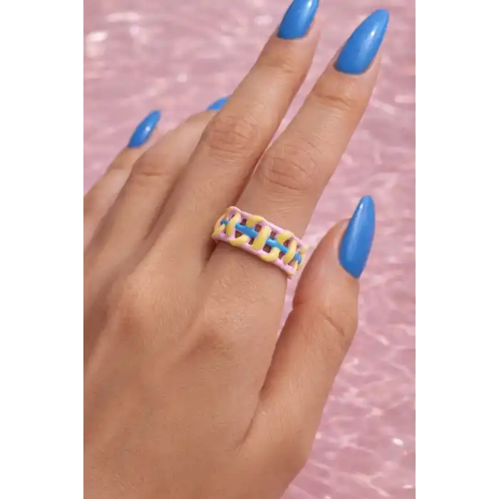 Karışık Renk Ayarlanabilir Yüzük