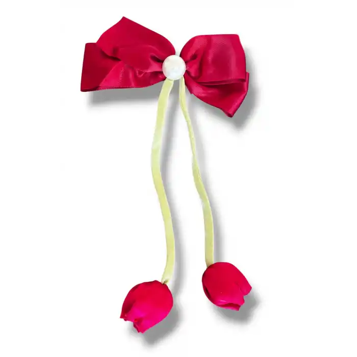 Karışık Renk Karışık Figürlü İnci Detaylı Otomat Toka