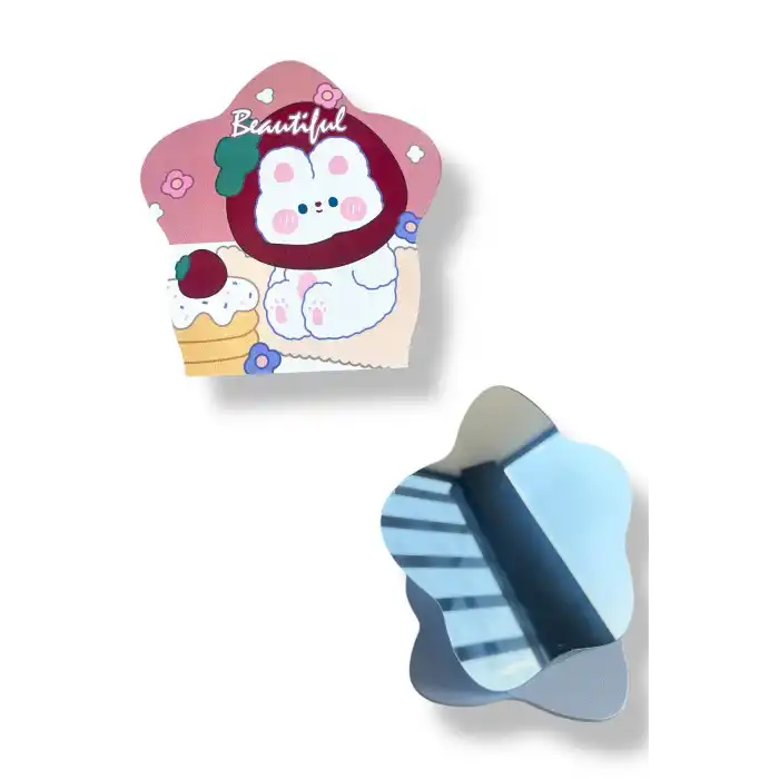 Karışık Renk Karışık Figürlü Masa Aynası