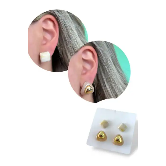 Karışık Renk Küpe Set