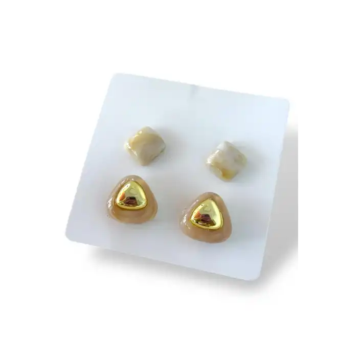 Karışık Renk Küpe Set